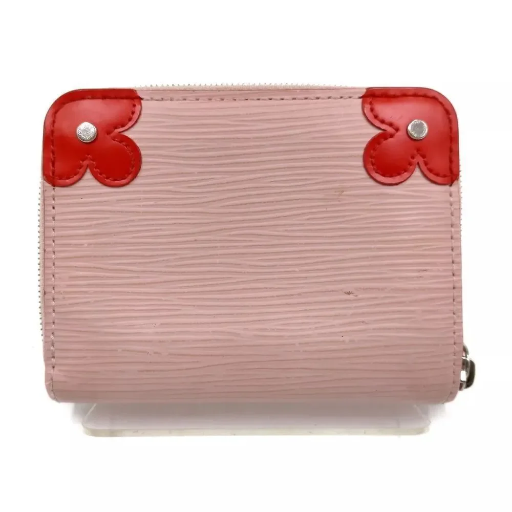 Louis Vuitton Epi Blooming Corners Zippy Coin Purse Rose Ballerine Coquelicot